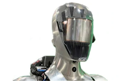humanoid robot head aluminum housing