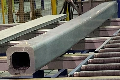 ODS aluminum-lithium alloy component