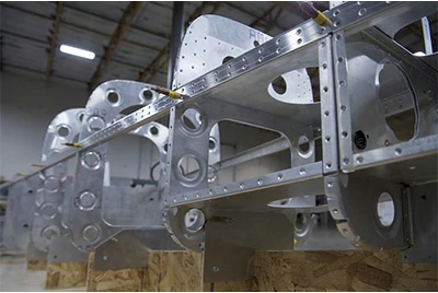 ODS aluminum lightweight structural components