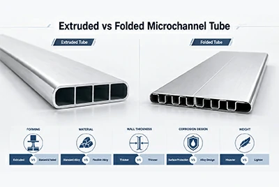 Microchannel Folded Tube Vs. Microchannel Extrusion Tube