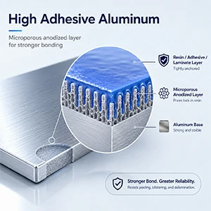 High Adhesive Aluminum
