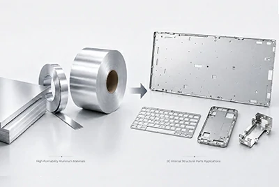 High Formability Aluminum Solutions for 3C Internal Parts