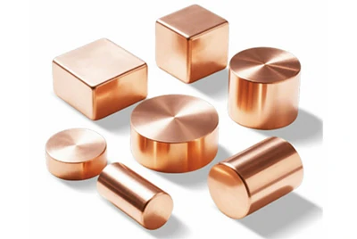 Cobre de alta pureza para alvos semicondutores