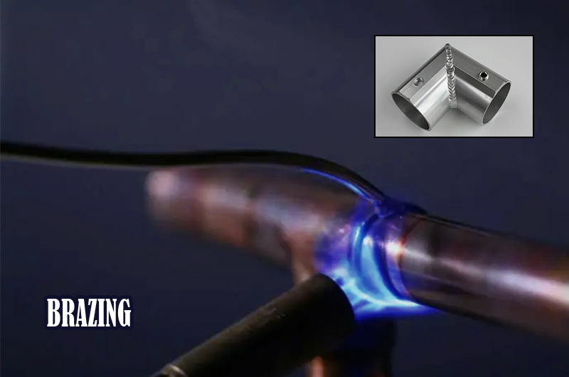 Soldadura fuerte de tubo de aluminio