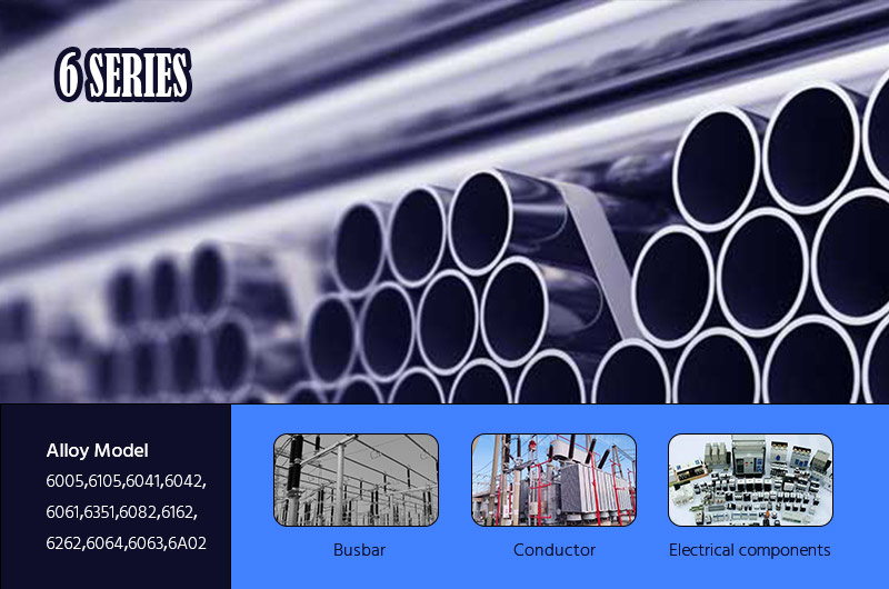 Aplicación de la tubería de aluminio de la serie 6000