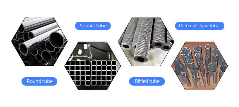 Aluminum pipes are classified according to their appearance