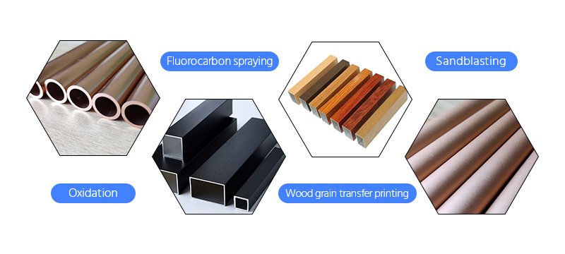 Surface treatment of aluminum tube