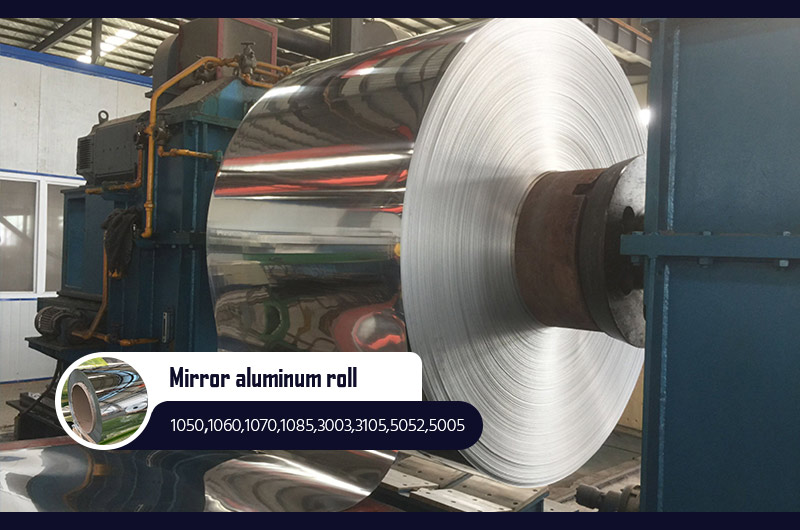 Mirror aluminum coil and strip