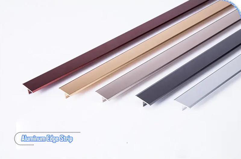 Aluminum edge strip