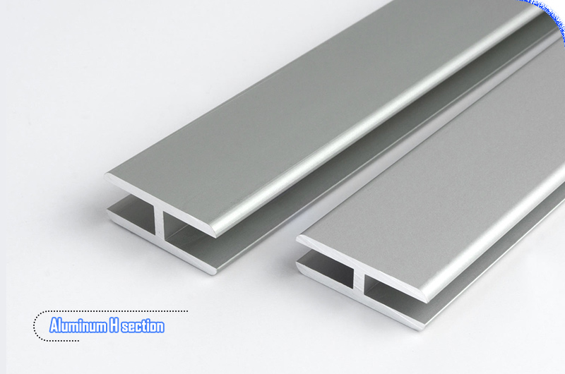 Sección H de aluminio