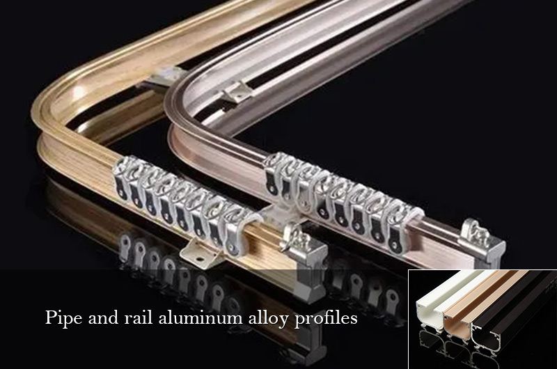Perfiles de aleación de aluminio para tuberías y rieles