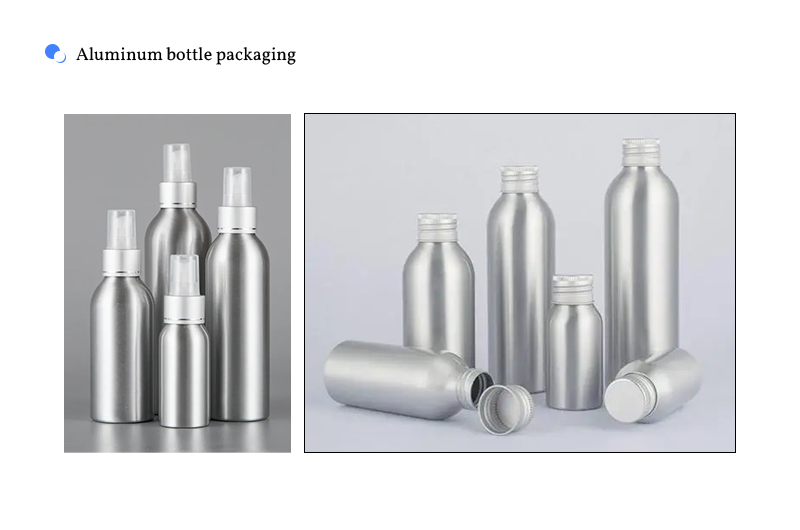 embalaje de botellas de aluminio