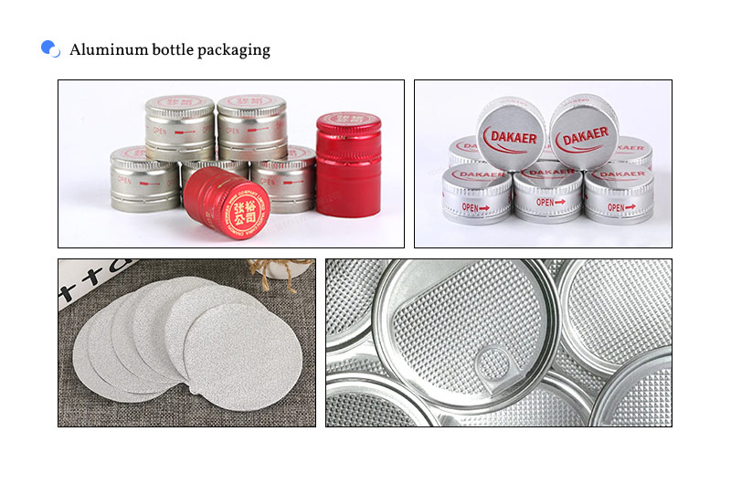 Aluminum Bottle Cap Material