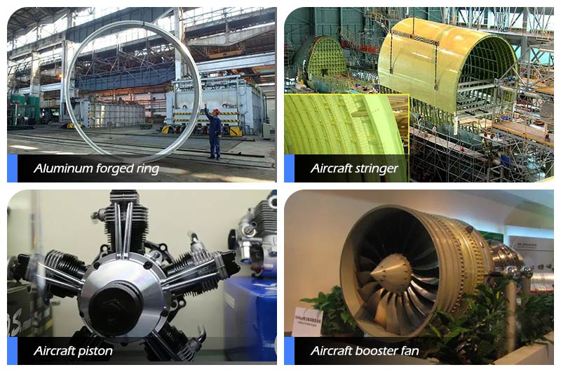 Las principales aplicaciones de piezas forjadas de aluminio de grado aeroespacial para aeronaves