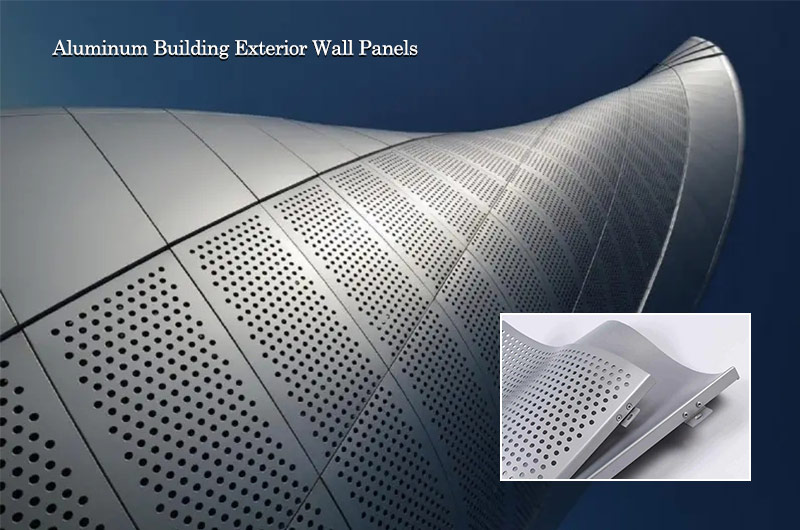 Paneles de pared exterior de aluminio para edificios