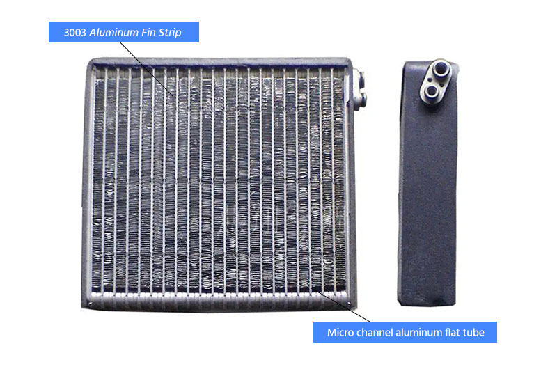 Air conditioner evaporator