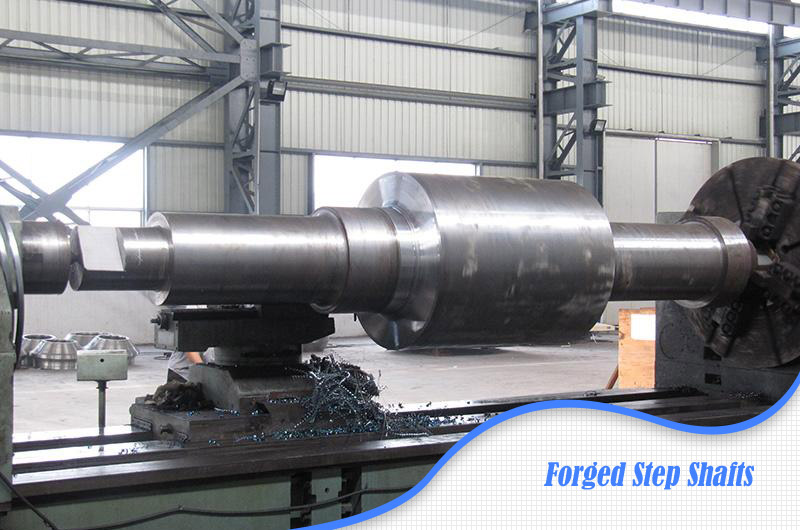 HForged step shafts, crankshafts and rotor shafts