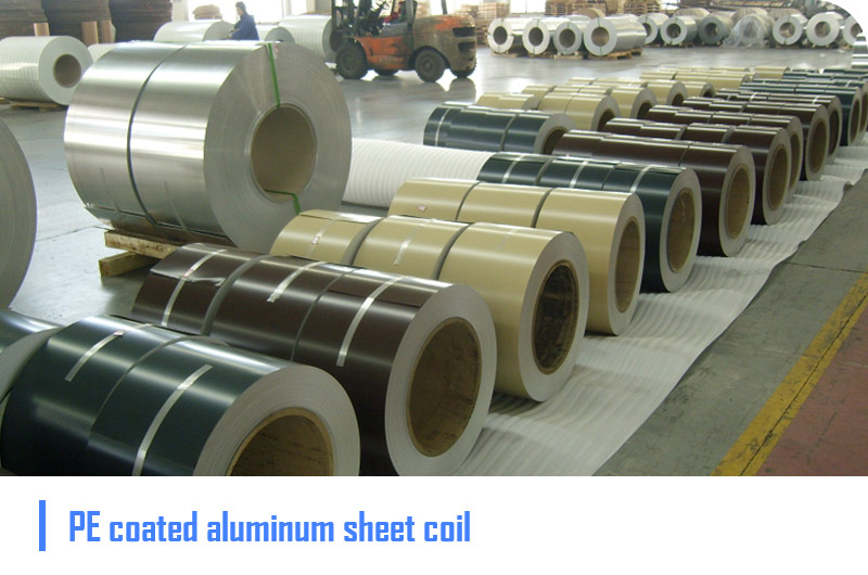 PE coated aluminum sheet coil