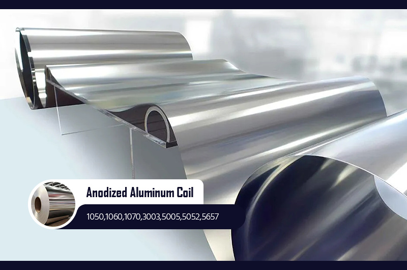 Anodized aluminum coil