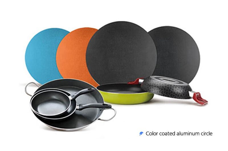 Color coated aluminum circle and disc
