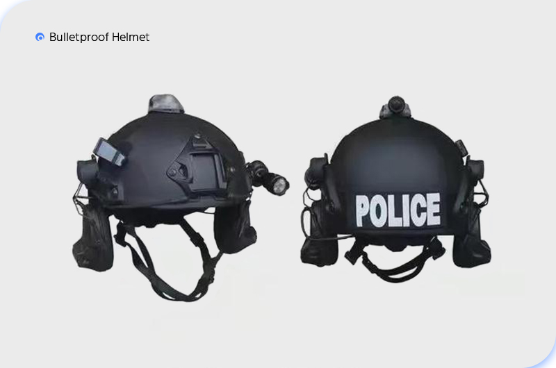 防弾ヘルメット
