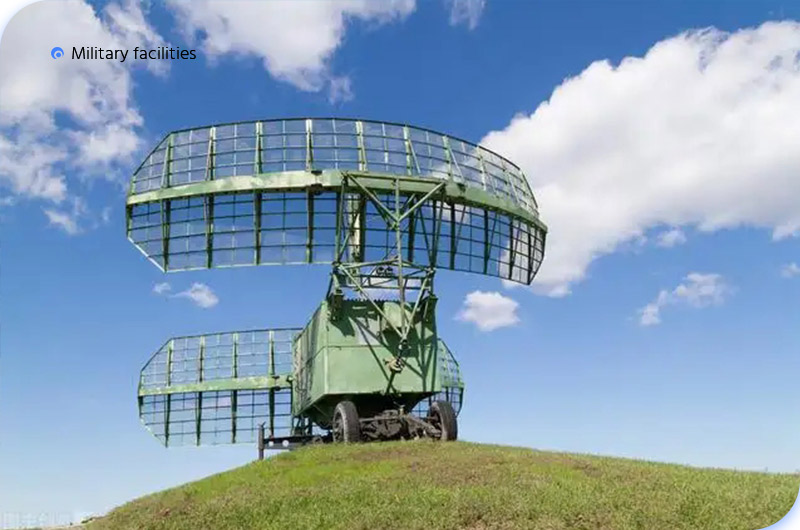 Aluminio utilizado en instalaciones militares