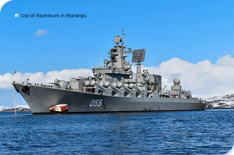 Uso de aluminio en buques de guerra