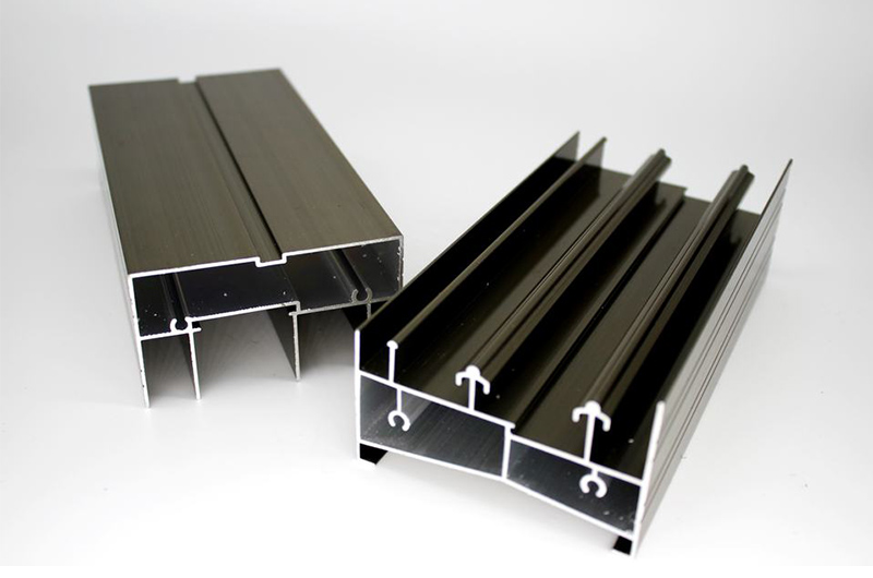 Powder coated aluminum sliding window profiles