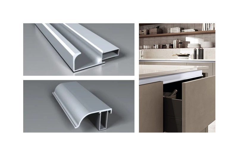 aluminum profiles for cabinets