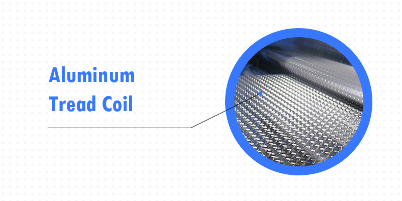 Aluminum tread coil