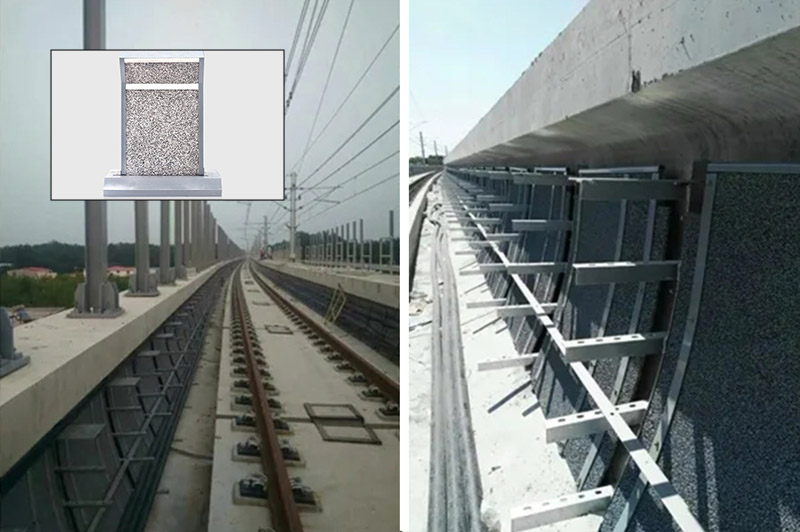 Porous Aluminum Foam in Rail
