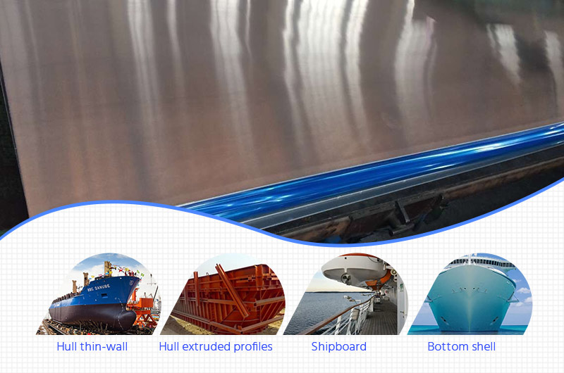 Application of marine 5086 aluminium plate