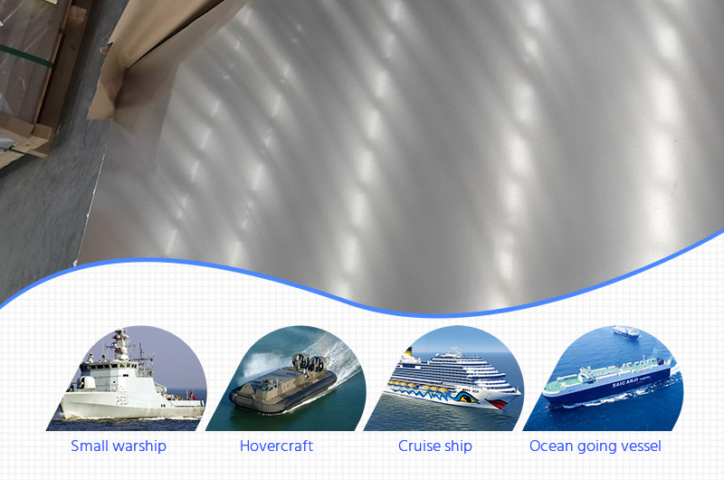 Application of marine 5059 aluminium plate