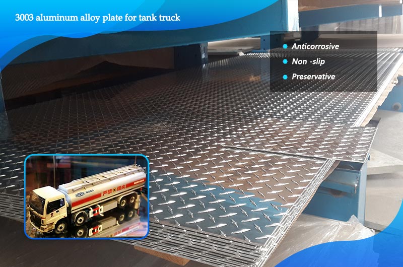 Application of 3003 aluminum alloy tank truck plate