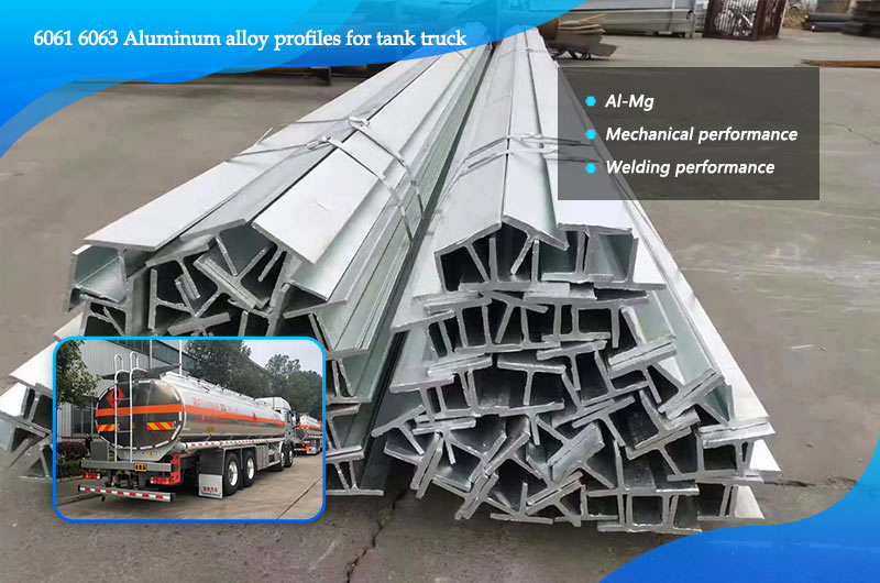 Application of 6061 6063 Aluminum alloy extrusion for tank truck