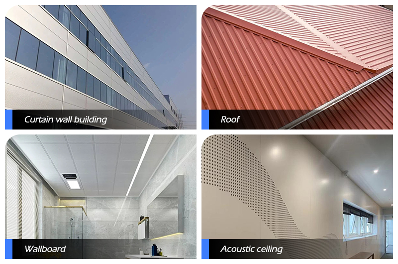 3003 H24 /H14 aluminum plate is mainly used in the field of building decoration