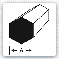 barra hexagonal de aluminio 2017