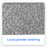 Loose powder sintering