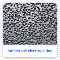 Molten salt electroplating