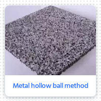 Metal hollow ball method