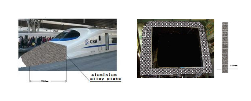 Anti crash structure of high-speed rail train