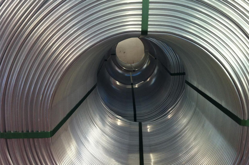 High-purity round aluminum rods