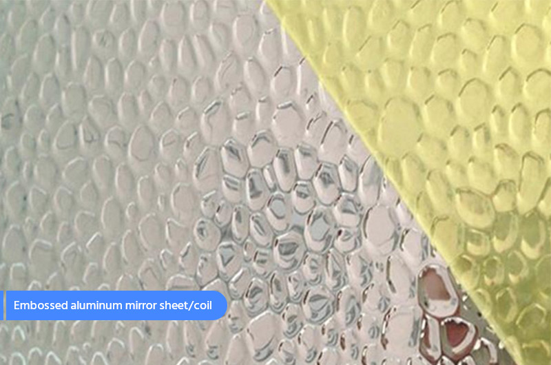 embossed aluminum mirror sheet