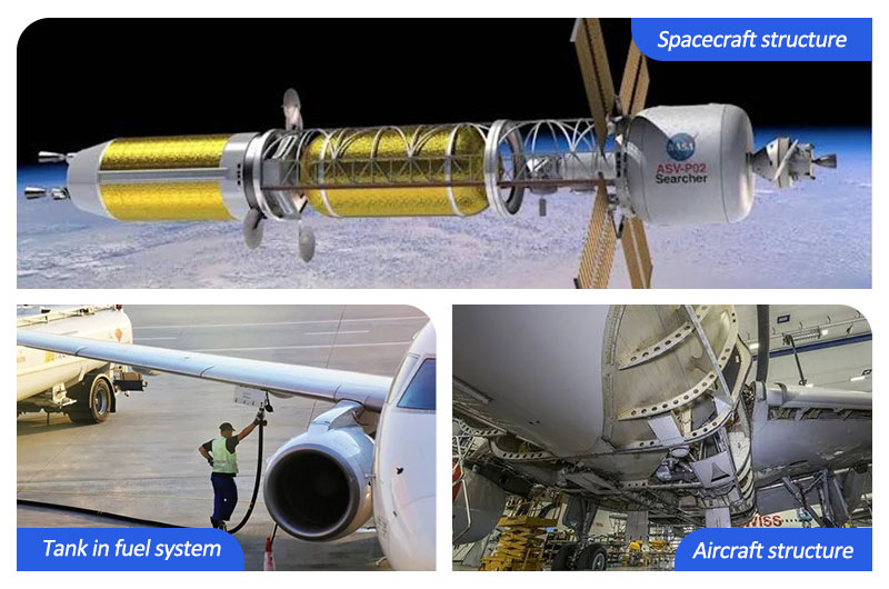 aplicación de placa de aluminio aeroespacial 7010