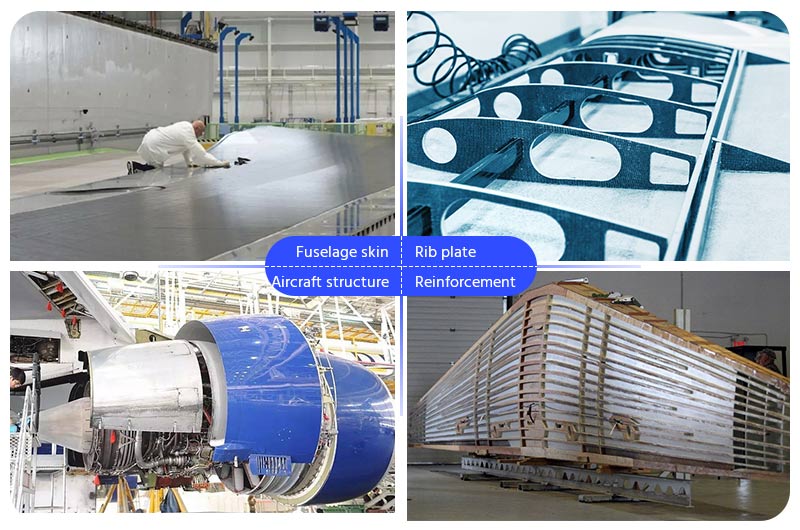 2024 aluminum plate application