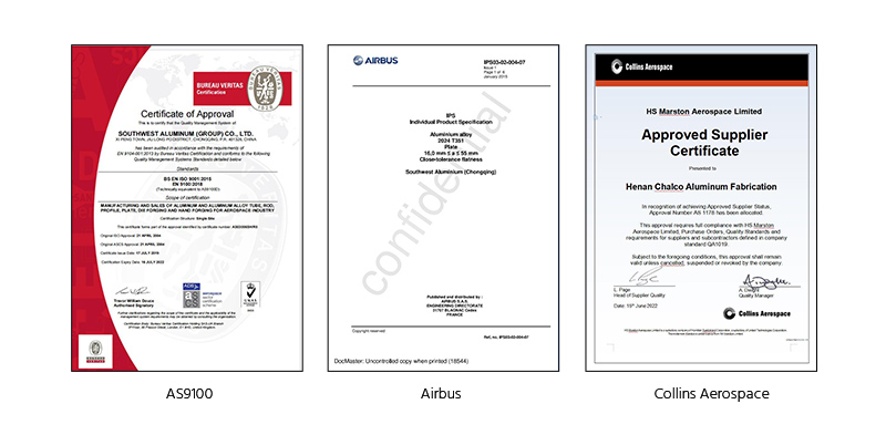 Accreditations of Chalco