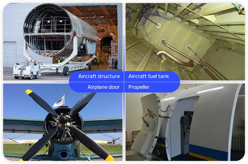 aplicación de barra de aluminio aeroespacial 6262