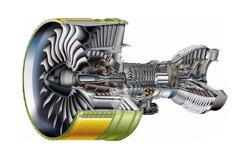 Estructura de la turbina del motor