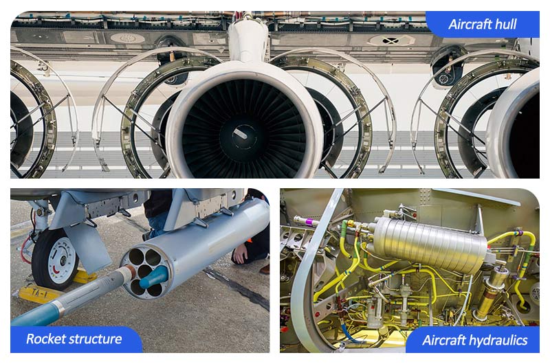 Aplicación de piezas forjadas de aluminio para aviación 7014