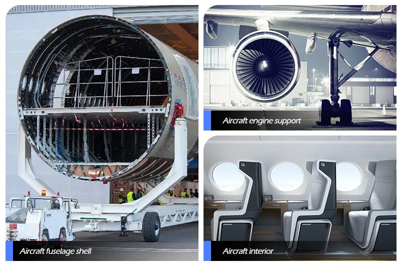 7075 Perfil de extrusão de alumínio T6 T651